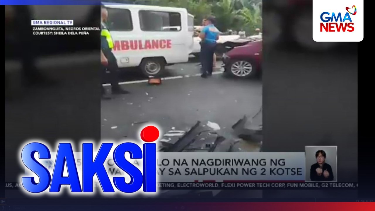 85-anyos na lolo na nagdiriwang ng kaarawan, patay sa salpukan ng 2 kotse | Saksi