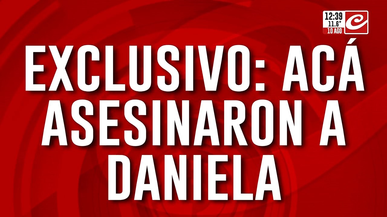 Exclusivo: así quedó el pasillo donde asesinaron a Daniela