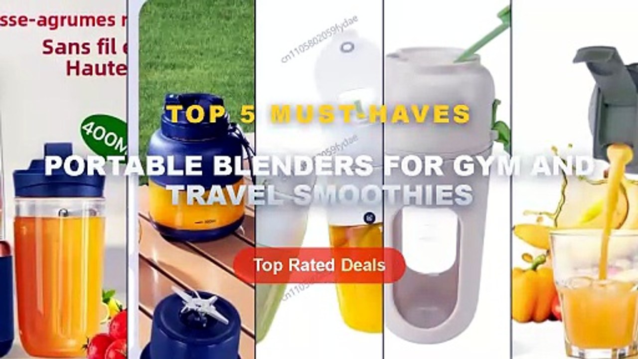 Amazing Portable Blenders For Gym And Travel Sm...