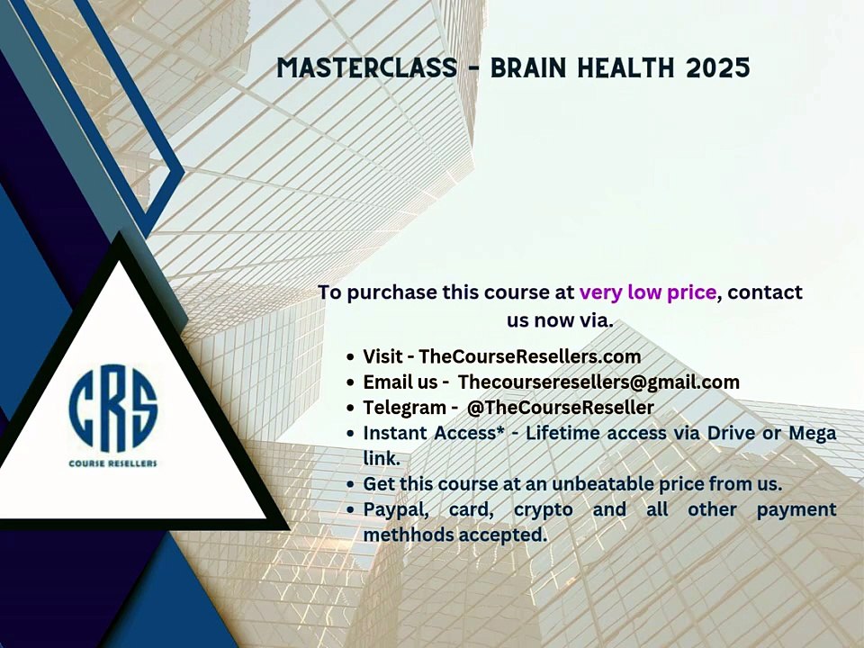 Thecourseresellers.com - MasterClass – Brain Health 2025