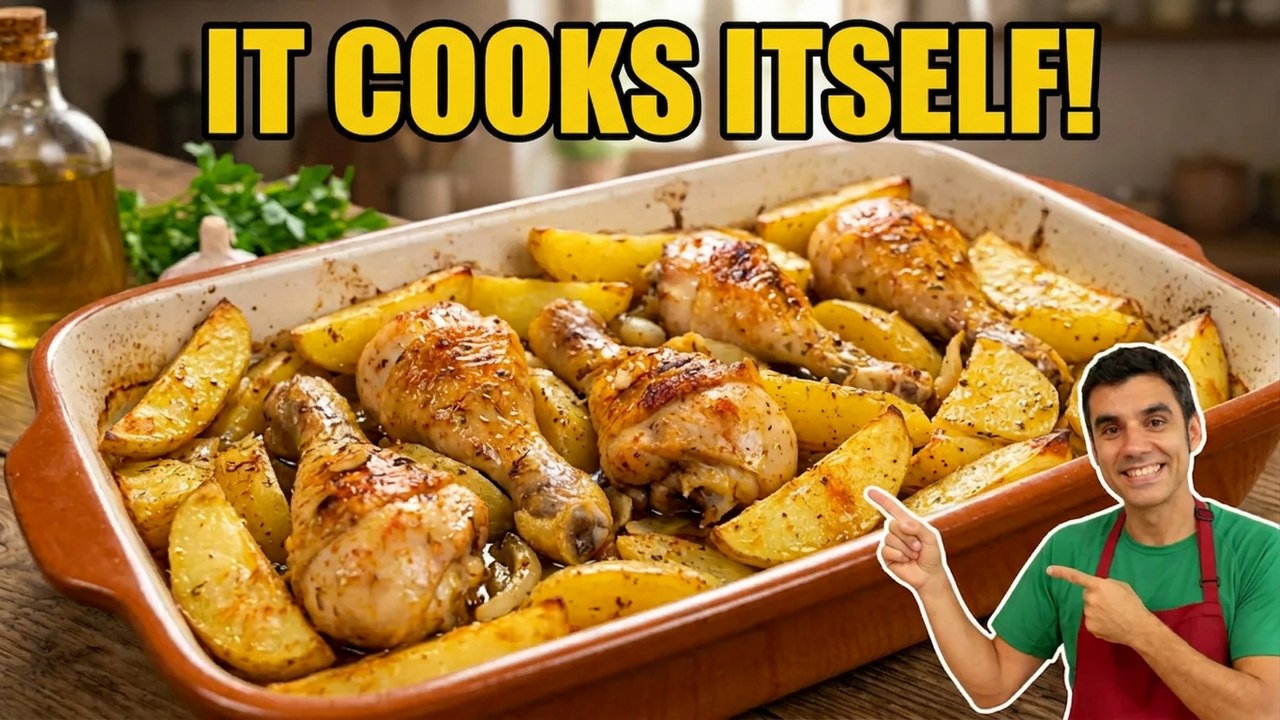 Hands-Off Chicken and Potatoes: An Easy Tray Bake You Can Set and Forget