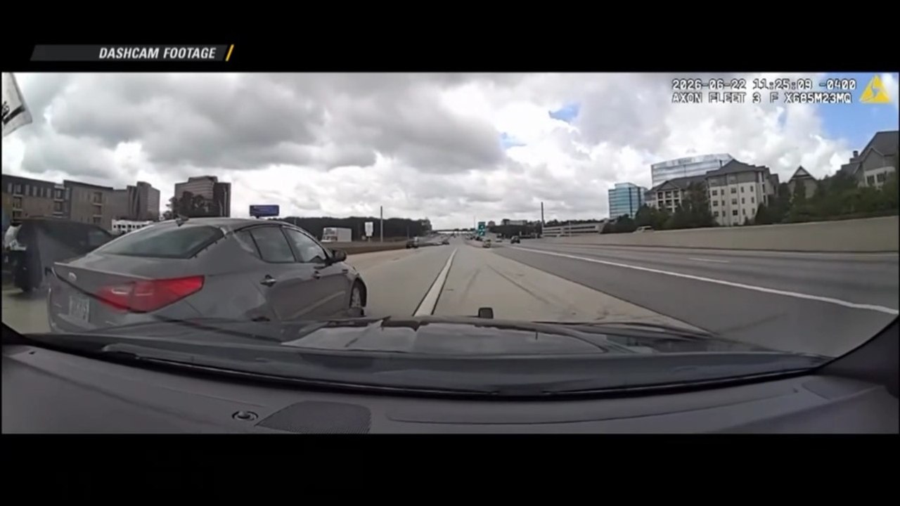 Sandy Springs Driver Takes Five PITs Before Wild Foot Chase
