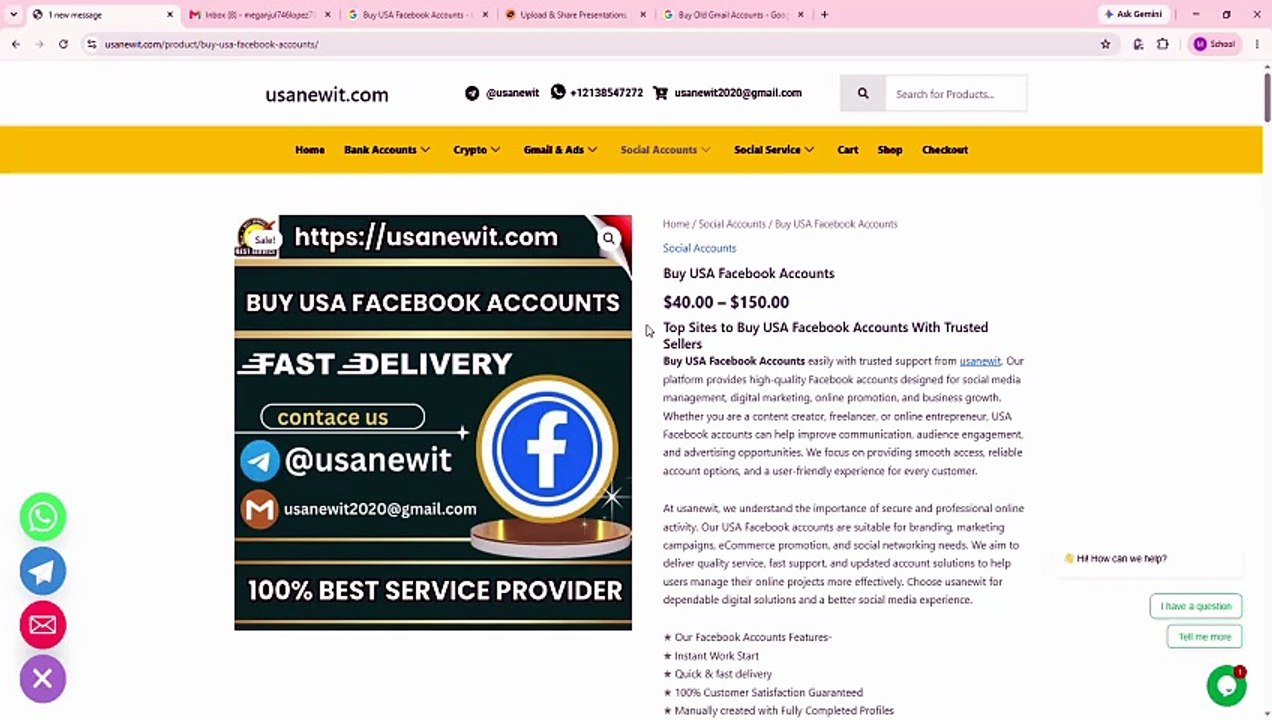 Top 5.111 Trusted Sites to Buy USA Facebook Accounts for Business
