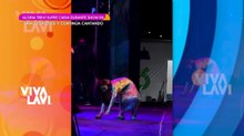 Gloria Trevi sufre fuerte caída durante concierto