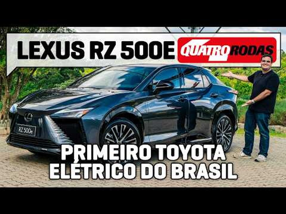 Lexus RZ 500e é PRIMEIRO TOYOTA ELÉTRICO no Brasil e custa menos que híbridos