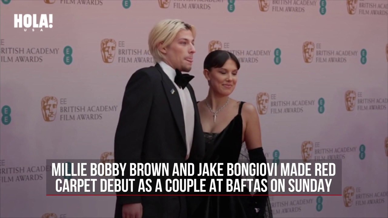 Millie Bobby Brown and Jake Bongiovi make red carpet debut as a couple!