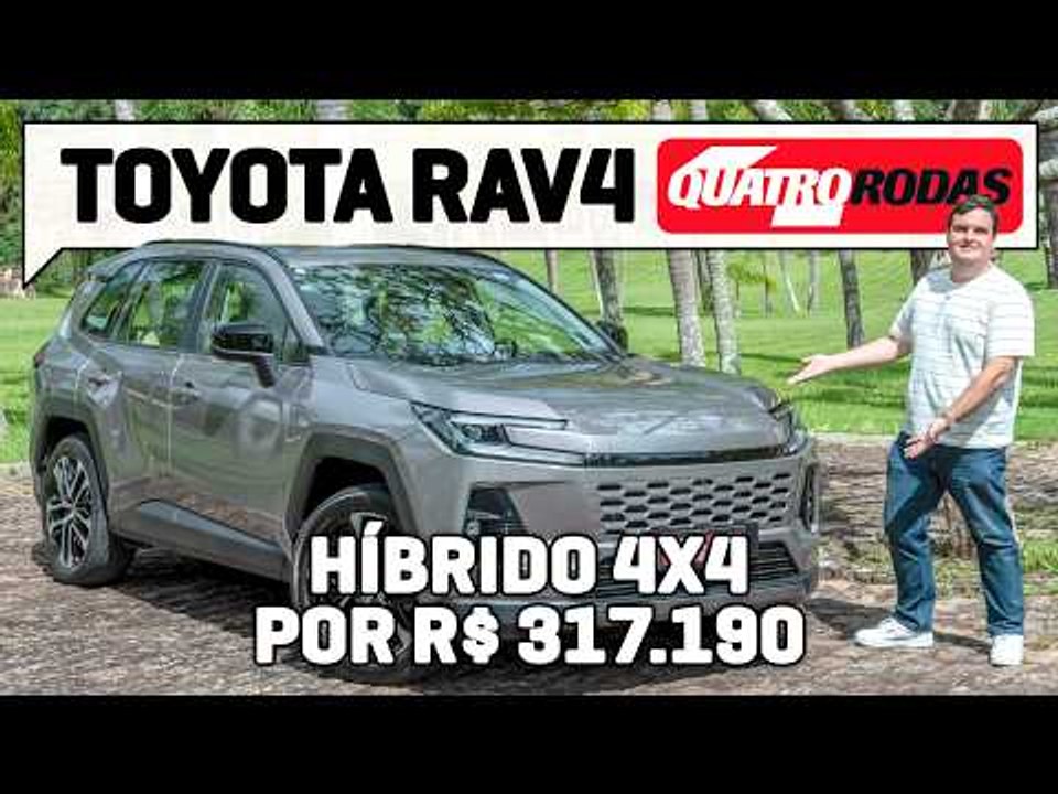 R$ 317.190: novo Toyota RAV4 HÍBRIDO tenta ser 4X4 raiz e até diverte na terra