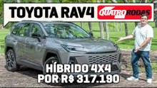 R$ 317.190: novo Toyota RAV4 HÍBRIDO tenta ser 4X4 raiz e até diverte na terra