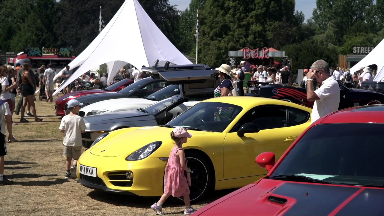 Leeds Castle host a car festival and stunt show in their Maidstone grounds