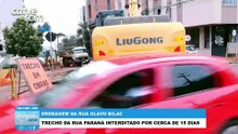 Obras da Rua Olavo Bilac avançam para nova etapa em Cascavel