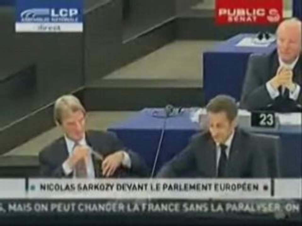 Sarkozy clash Le Pen