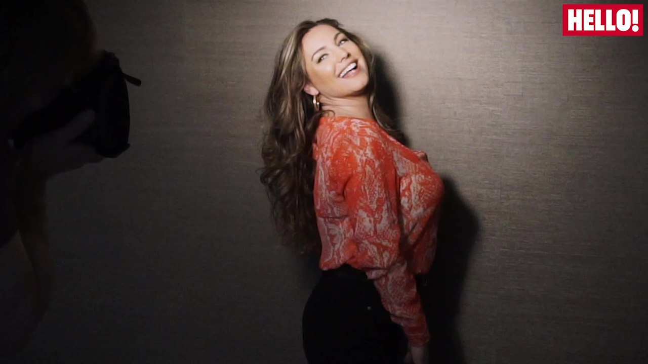 Behind the scenes with Kelly Brook