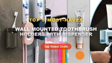 Don't Buy Wall Mounted Toothbrush Holders With Dispenser Before Watching This! - 1pc Toothbrush Holder With Automatic To...