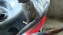 Straightening a Bent Steel Rim!