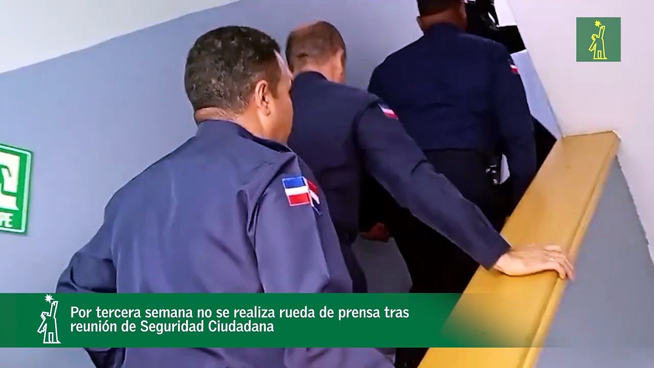 Por tercera semana no se realiza rueda de prensa tras reunión de Seguridad Ciudadana