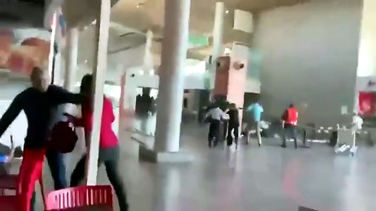 3 Momento del sismo en el aeropuerto de Pereira: