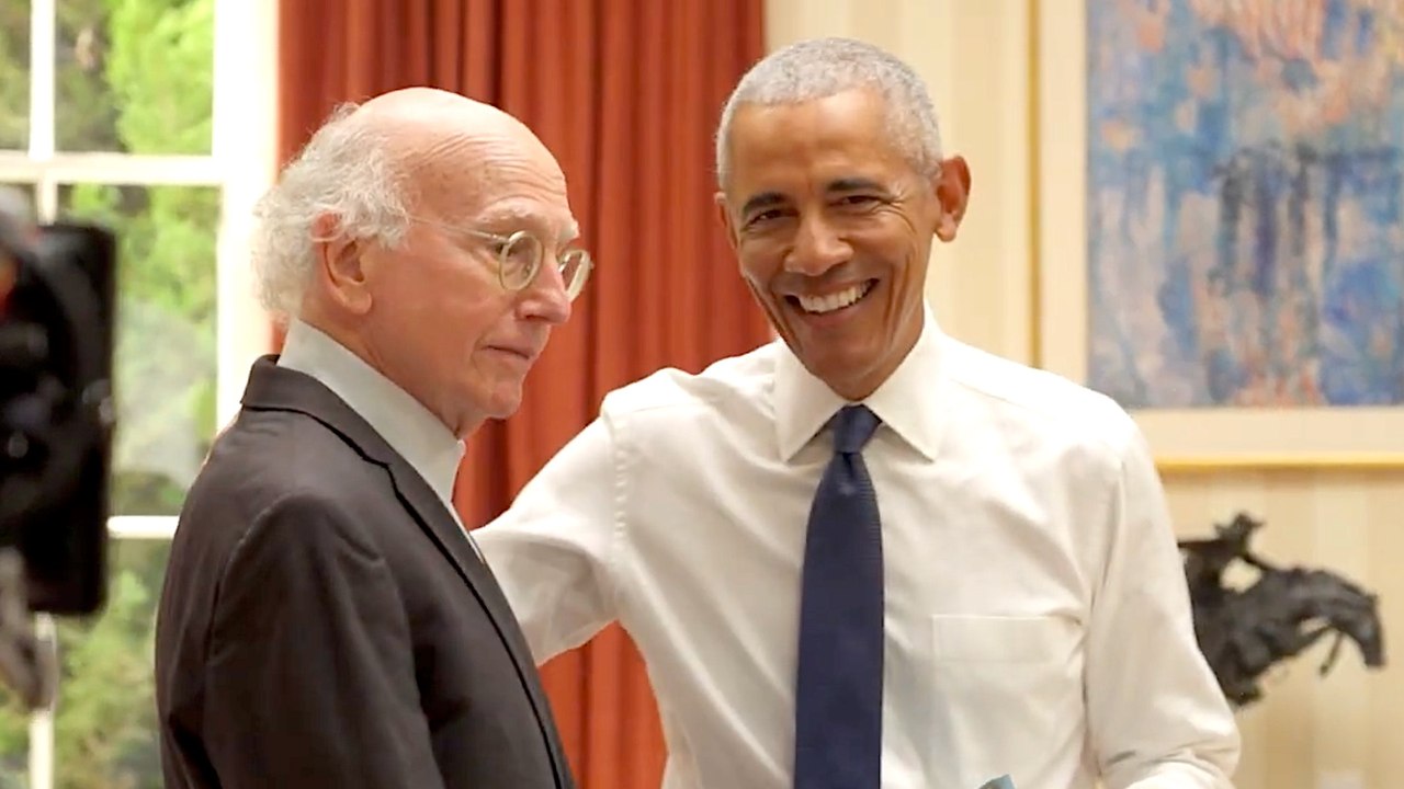 Barack Obama Has Notes for Life, Larry and the Pursuit of Unhappiness