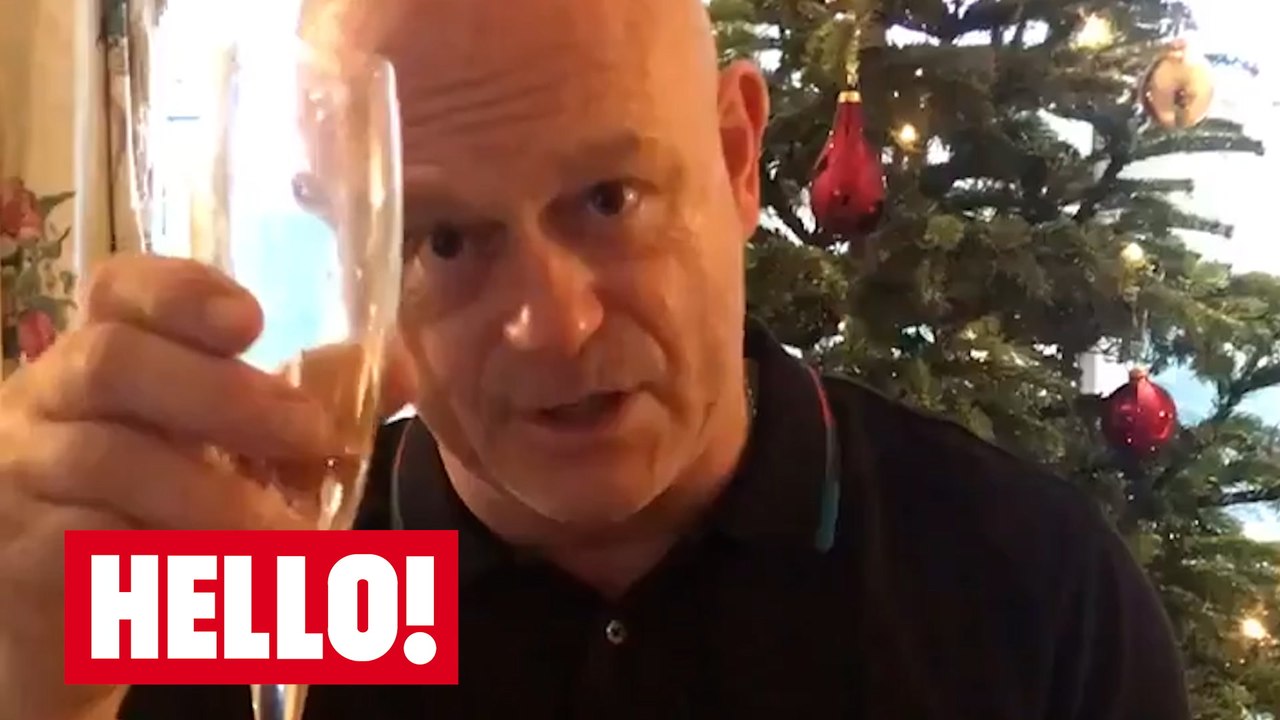 Ross Kemp films inside his family home at Christmas