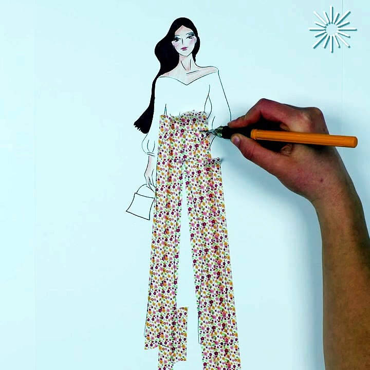 Styling clothes using washi tape! 👗👖
