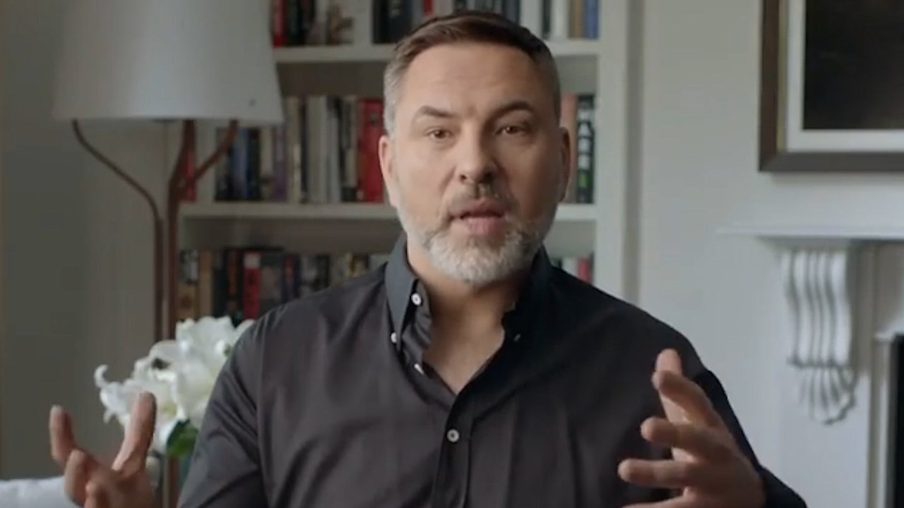 David Walliams films inside beautiful London home