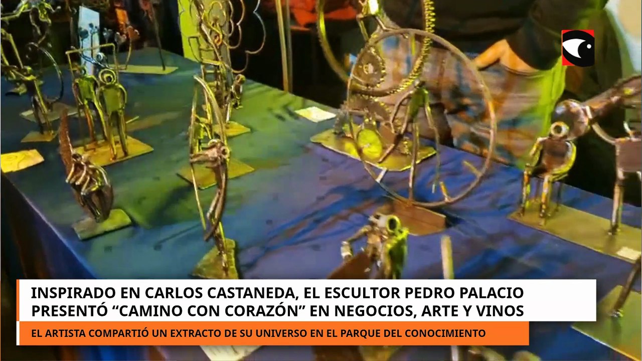 Posadas | A través de su muestra “Camino con corazón”, el escultor Pedro Palacio expuso en NAVI