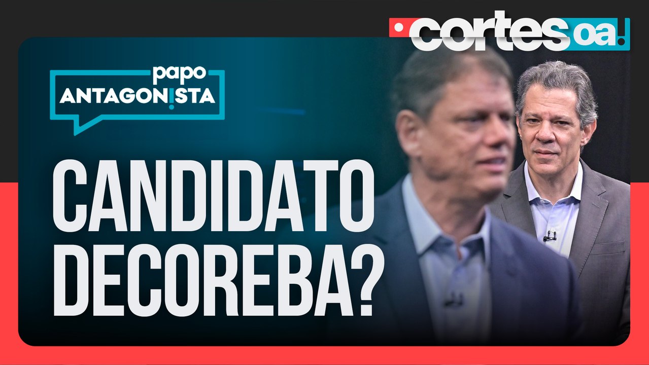 Fernando Haddad chama Tarcísio de Freitas de "concurseiro" em debate de São Paulo