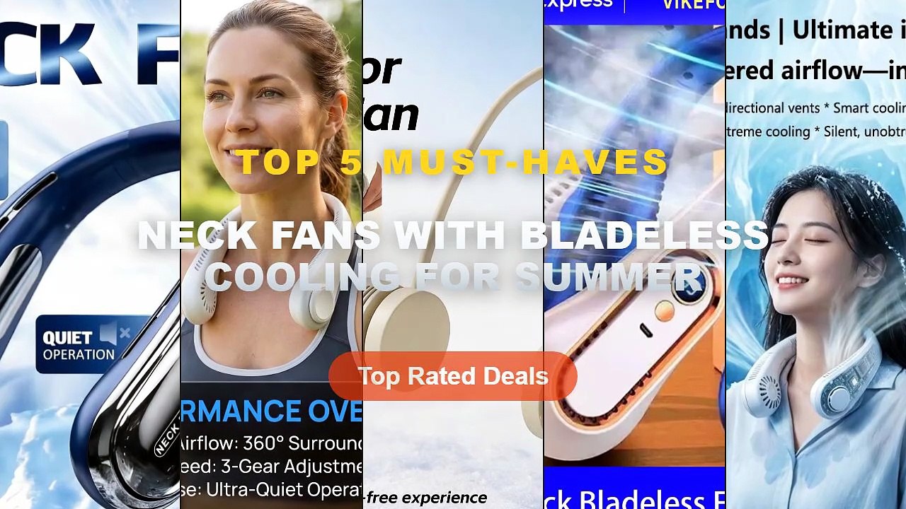 Don't Buy Neck Fans With Bladeless Cooling For...