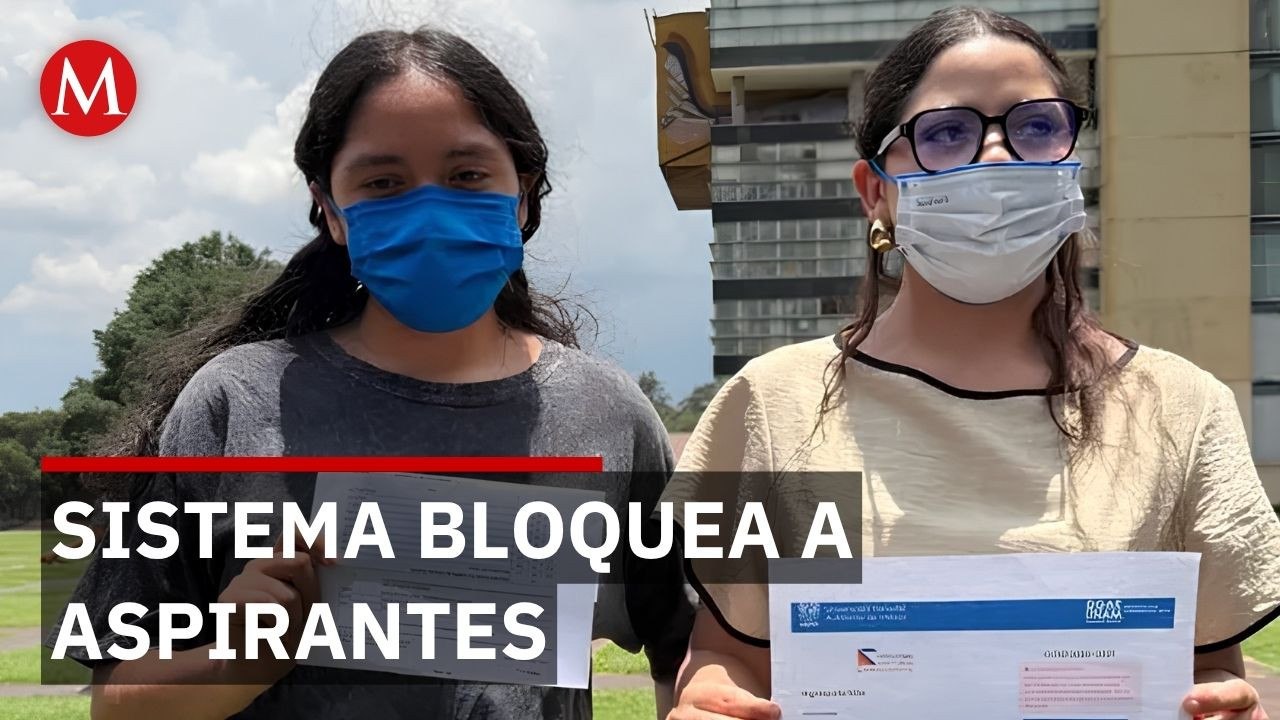 Falla en sistema de UNAM impide a aspirantes acceder a examen de control presencial