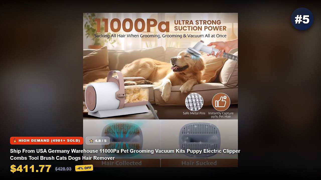 Why Everyone Is Buying Pet Grooming Vacuum Kits...