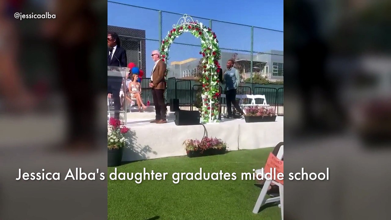 Jessica Alba celebrates eldest daughter graduat...