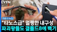 앞뒤로 꺾어대도 멀쩡…갤폴드8 내구성에 "삼성 기술자들, 이 갈았다" [지금이뉴스] / YTN