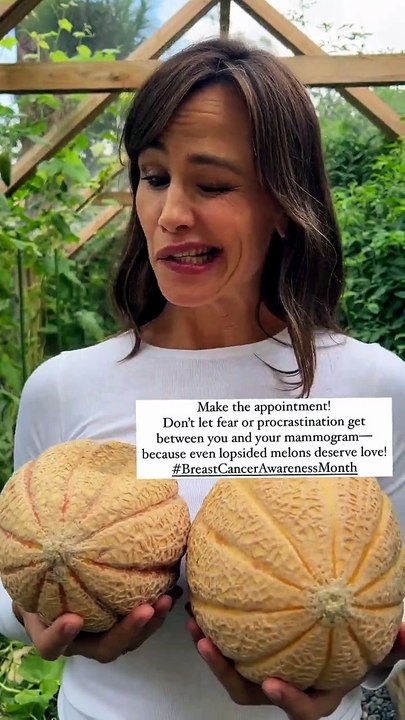 Jennifer Garner urges fans to get mammograms
