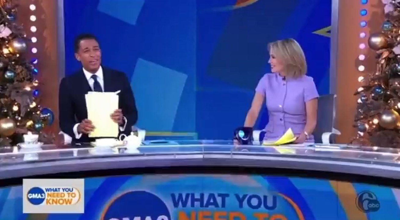 GMA anchors T.J Holmes and Amy Robach break sil...