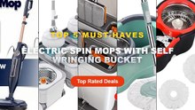 Ultimate Guide to the Best Electric Spin Mops With Self Wringing Bucket - 360° Spin Mop Bucket Sets with Wring System in...