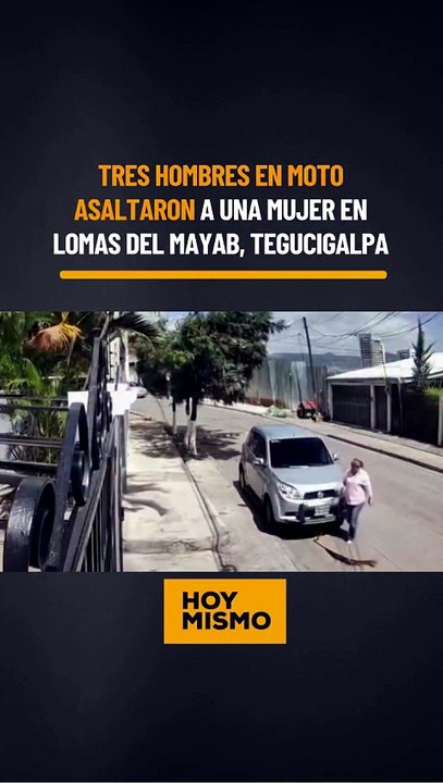 Tres hombres en motocicleta asaltaron a una mujer en la colonia Lomas del Mayab