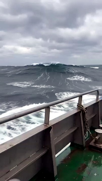 “The Wave Was Getting Bigger… Then It Hit the Boat 😱🌊”# Viral # tranding
