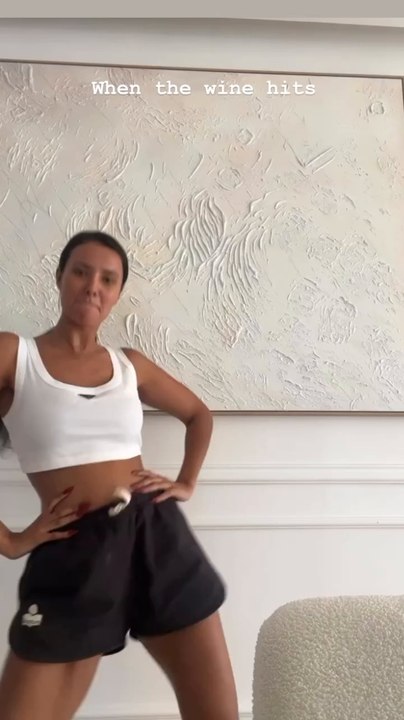 Maya Jama dances in Prada crop top and hotpants