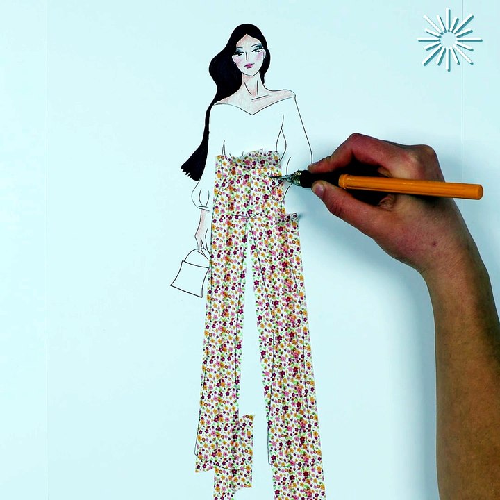 Styling clothes using washi tape! 👗👖