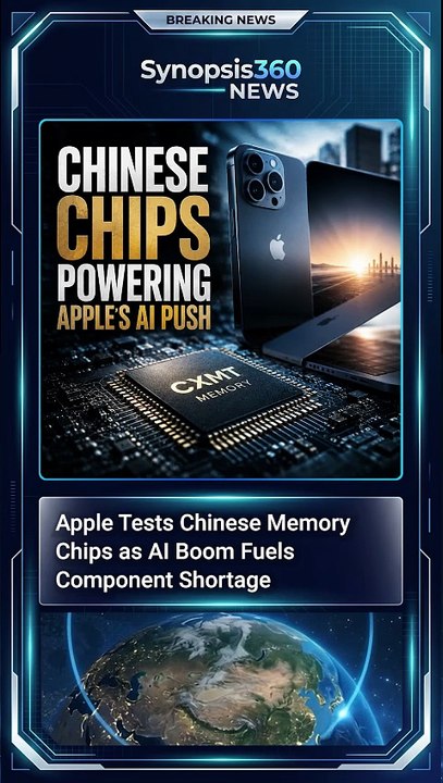 Apple Tests Chinese Memory Chips as AI Boom Fuels Component Shortage