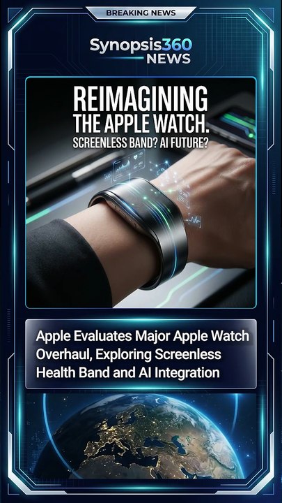 Apple Evaluates Major Apple Watch Overhaul, Exploring Screenless Health Band and AI Integration