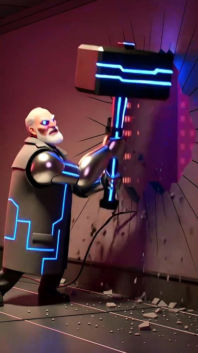 The Cyber-Grandpa Who Breaks Down Walls