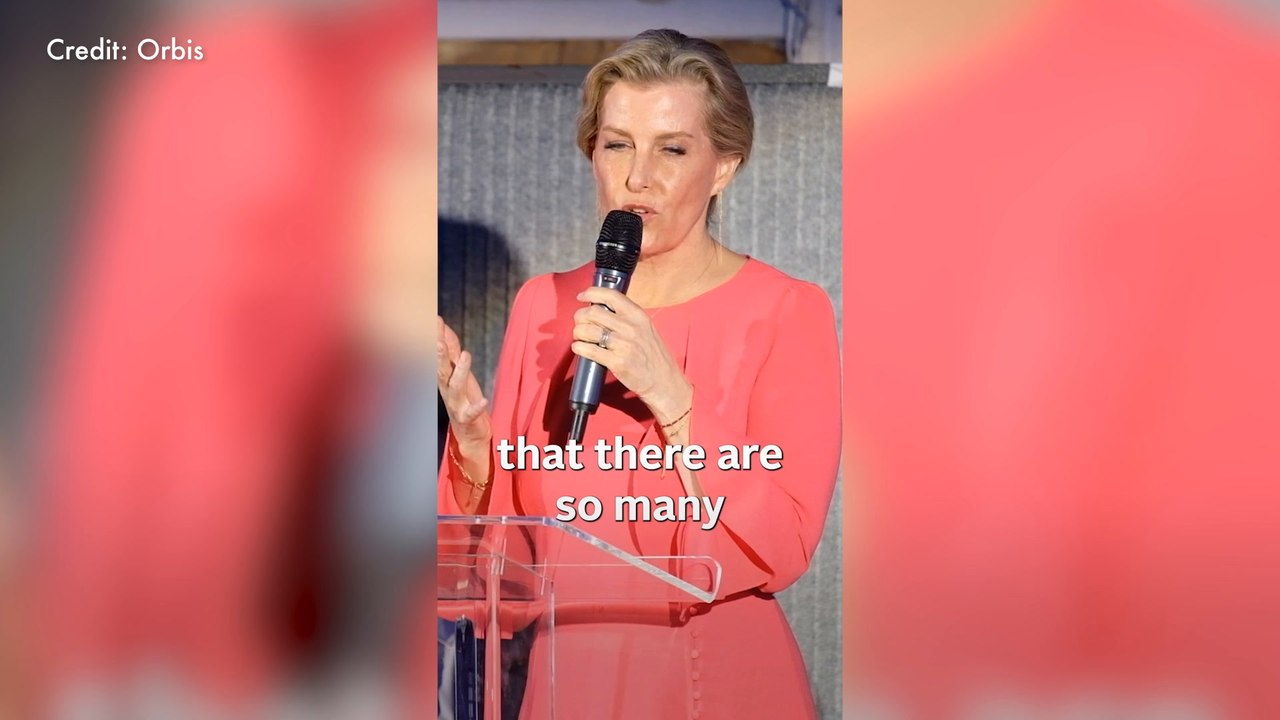 Duchess Sophie talks about the impact of Orbis'...