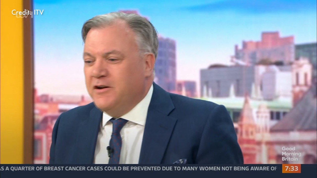 GMB's Susanna Reid expresses concern for Ed Balls as he reveals long-term health issue