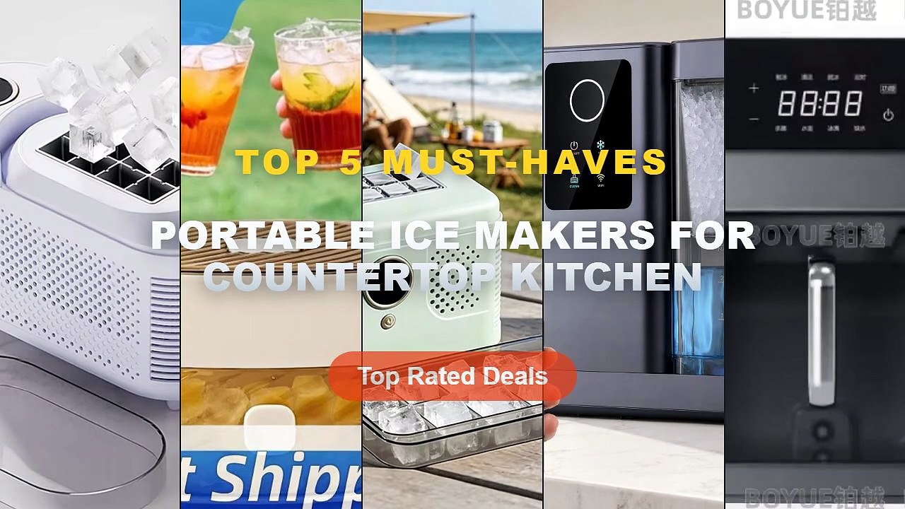 Cheap & Best Portable Ice Makers For Countertop Kitchen Unboxing & Review - Portable Electric Mini Ice Maker Machine Com...