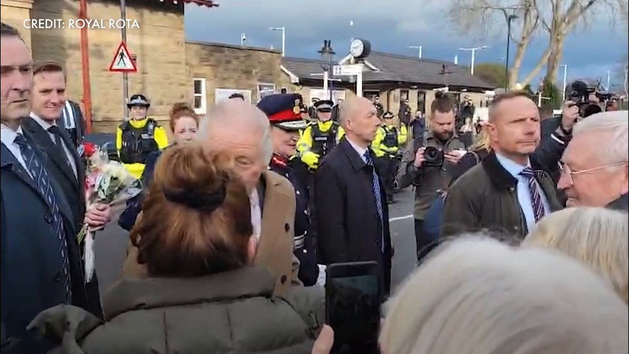King Charles heckled over Andrew Mountbatten-Windsor in Clitheroe