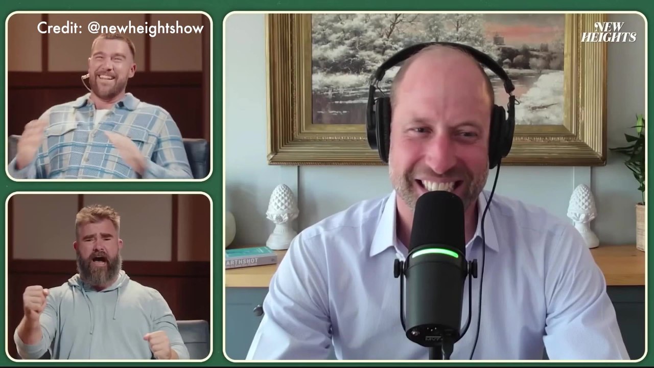 Prince William appears on Travis Kelce podcast