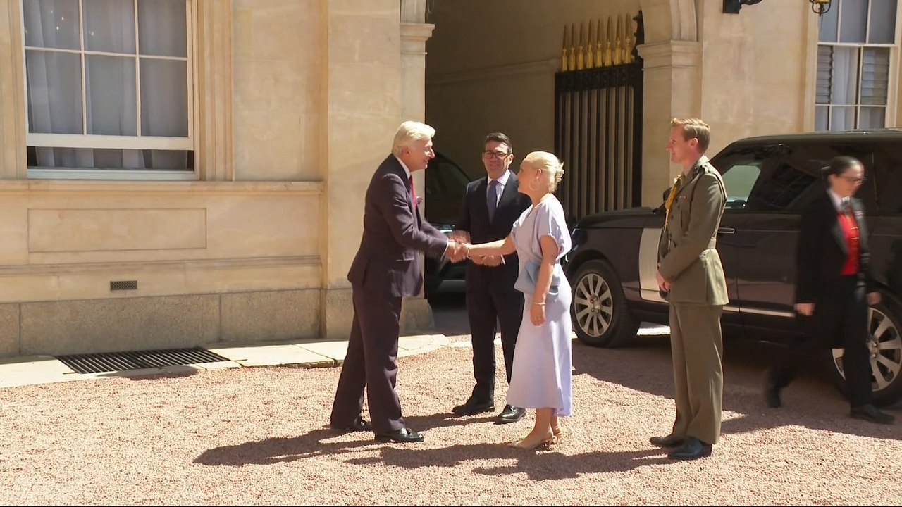Andy Burnham Arrives at Buckingham Palace