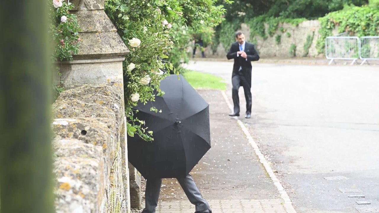 Stephanie Phillips attends Peter Phillips' wedding