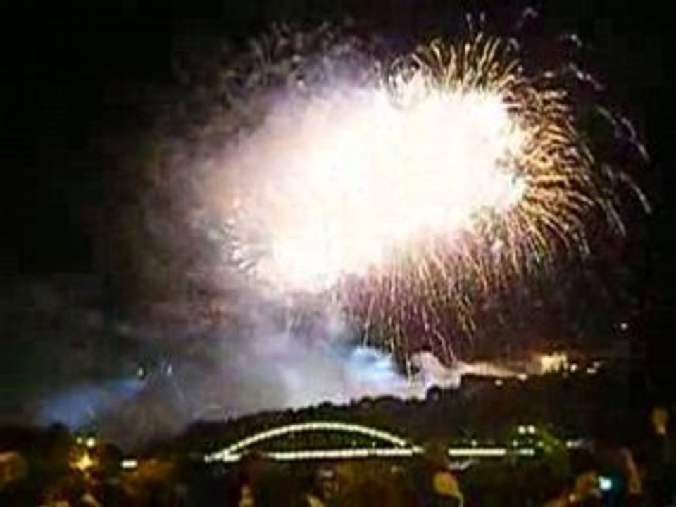 Feu d'artifice  BOUQUET FINALE TROCADERO 2008 PARIS