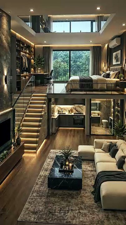 Modern Luxury Loft Tour | Ultimate Small Space...
